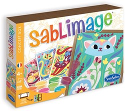 Sentosphère zandkunst knutselset katten romantiek - creatief speelgoed