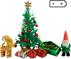 Lundby poppenhuis kerstboom set met accessoires - 1:18 schaal