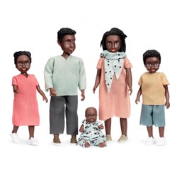 Lundby famille de maison de poupée Billie - set de 5 poupées maison de poupée