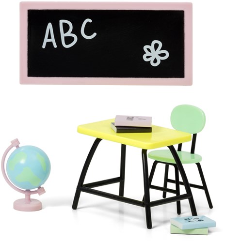 Lundby poppenhuis set - school accessoires voor rollenspel