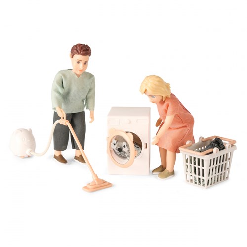 Lundby speelgoed schoonmaakset - accessoires voor poppenhuis-2