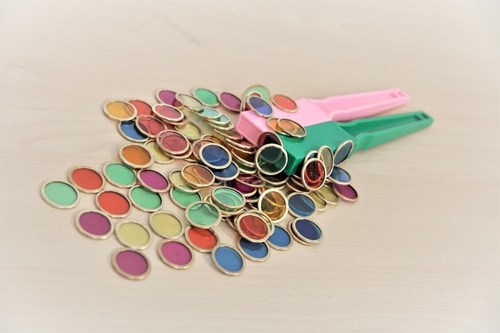 Shaw magnetisch speelgoed - Magnetische staven en chips set 102-delig-2