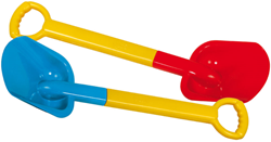 Gowi pelle jouet - 50cm - sable et jardin - plastique coloré