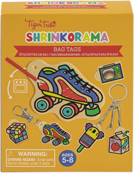 Tiger Tribe creatieve knutselset bagtags voor kinderen