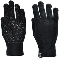 Six Peaks winter handschoenen gebreid - zwart - medium - sport