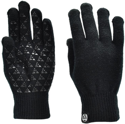 Six Peaks gants tricotés d'hiver - noir - gants sportifs pour enfants