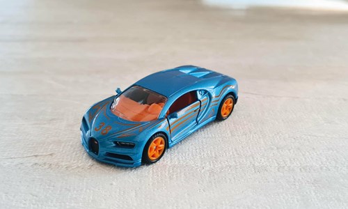 Siku Bugatti Chiron speelgoedauto - metalen modelauto zwart metallic-2