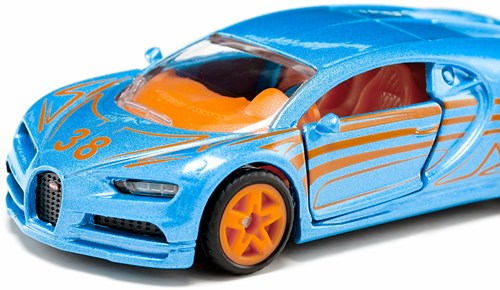 Siku Bugatti Chiron voiture miniature - modèle en métal noir métallisé-3