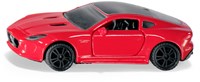 Siku speelgoedauto Jaguar F-Type R - metalen modelauto - zwart rood-3