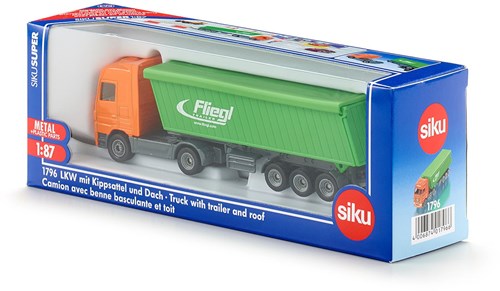 Siku camion jouet avec remorque et toit 1:87 véhicule métal-2