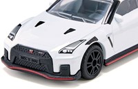Siku speelgoedauto Nissan GT-R Nismo sportwagen zwart-wit metaal-2