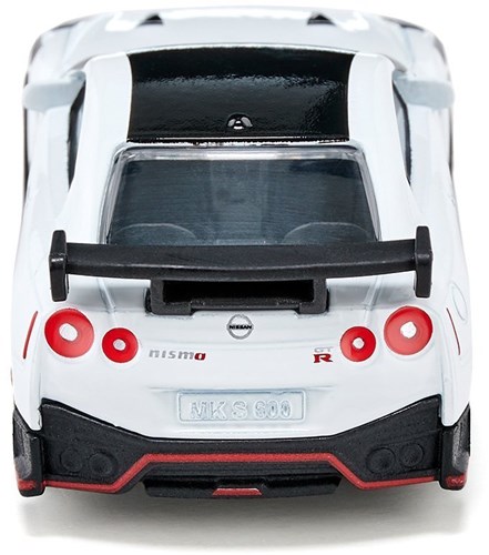 Siku speelgoedauto Nissan GT-R Nismo sportwagen zwart-wit metaal-3