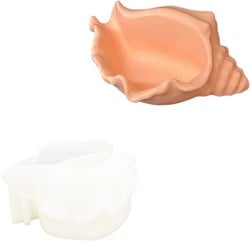 Jesmonite Siliconen Mal 14,8x10x6,3 cm Schelp