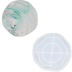 Jesmonite Siliconen Mal 19x18,5x1,95 cm Ronde Wolk Schaal