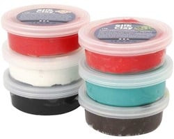 Silk Clay®, Kerst verf, 6x14 gr/ 1 doos