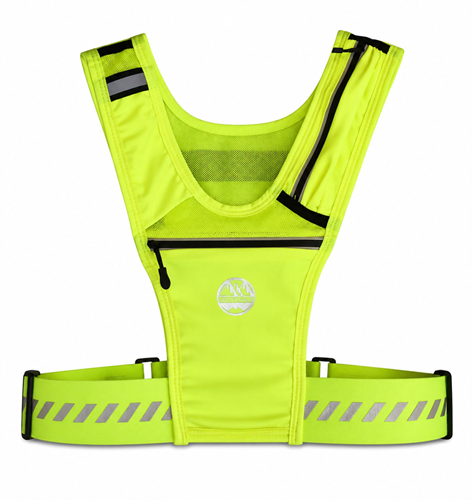 Six Peaks Lightweight Running Vest - Safety Yellow - One Size