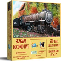 SunsOut puzzle locomotive Skagway - 550 pièces puzzle train-2