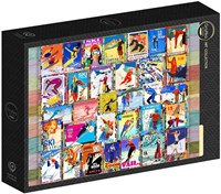 Grafika Ski Stamp Posters - 1000 Teile-2