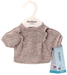 Skrallan poppenkleding t-shirt roze voor poppen 36-40cm
