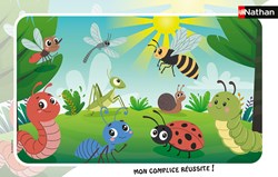 Nathan puzzel speelgoed kleine insecten 15 stukjes karton kinderen