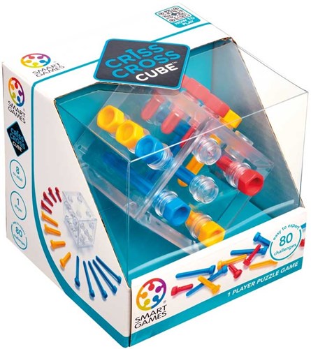 Smart Games Criss Cross Cube puzzel - breinbreker met 80 uitdagingen-2