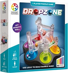 Smart Games knikkerbaan Dropzone - educatief speelgoed - 80 uitdagingen