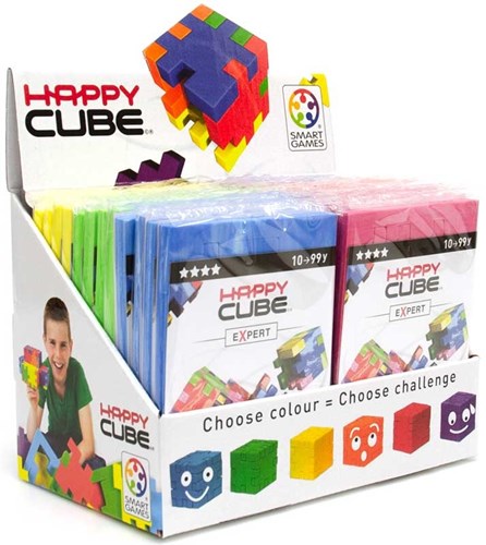 Smart Games 3D-puzzel Happy Cube Expert - kleurrijke breinbreker