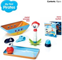 Smartmax jouet pirate magnétique coffret de construction - Mon premier Pirates-2