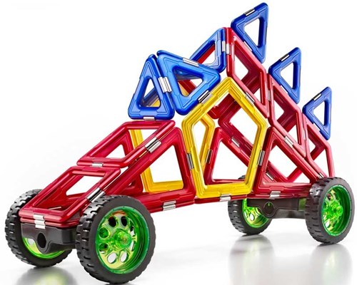 GeoSmart coffret de construction magnétique Roboracer jouet STEM-3