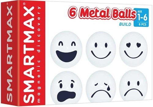 Smartmax magnetisch bouwspeelgoed Xtension set 6 ballen