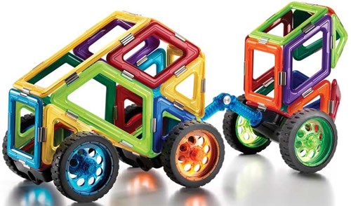 Geosmart coffret de construction magnétique Space Truck 42 pièces jouet-3