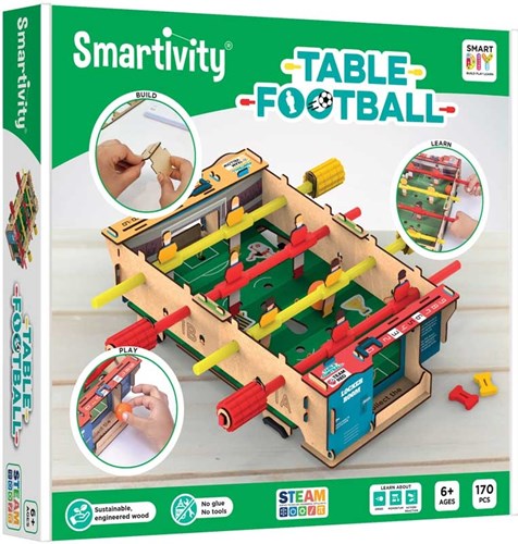 Smartivity tafelvoetbal interactief houten speelgoedspel