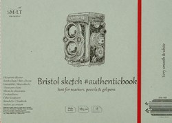 SMLT Album Bristol carnet de dessin 24,5x17,6 cm 185g 18 feuilles carton