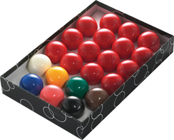 PowerGlide set de boules de snooker 52,5 mm - multicolore - 23 pièces