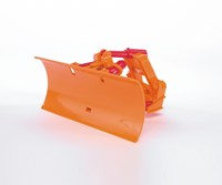 Bruder Accessoires chasse-neige - Pelle à neige jouet orange