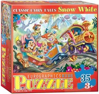 Eurographics puzzel Sneeuwwitje en de zeven dwergen - 35 stukjes karton-2