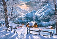 Castorland puzzel Snowy Morning - 1500 stukjes winter landschap