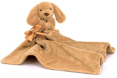 Jellycat Knuffeldoekje Bashful Toffee Puppy 