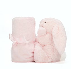 Jellycat Doudou Lapin Rose Joyeux 
