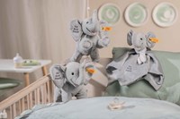 Steiff pluche muziekdoos Ellie olifant, lichtgrijs - 25 cm knuffel-2