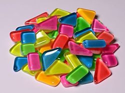 Colourful Mosaics mozaïek speelgoed Soft Glas Glow in the Dark 100 gr