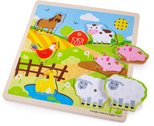 Bigjigs Puzzle sonore de la ferme