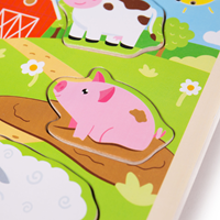 Bigjigs Puzzle sonore de la ferme-3