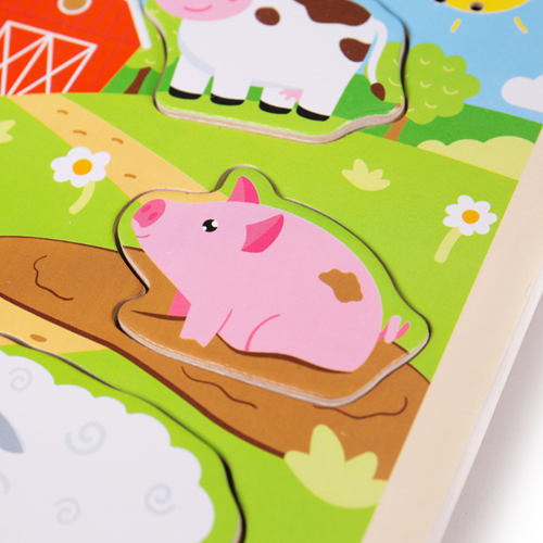 Bigjigs Puzzle sonore de la ferme-3