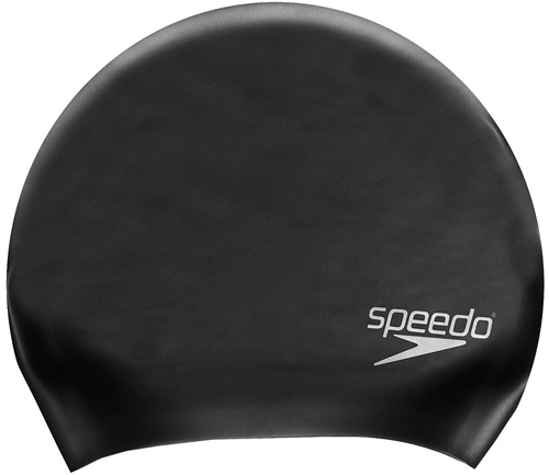 Speedo bonnet de bain en silicone pour cheveux longs - noir - adulte