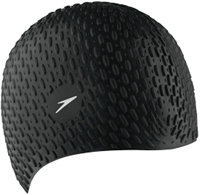Speedo bonnet de bain Bubble Cap noir - accessoire natation silicone adulte