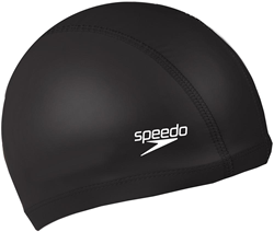 Speedo badmuts Pace polyester zwart - zwemmuts voor volwassenen