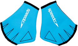 Speedo gants de natation aqua entraînement néoprène bleu - Small