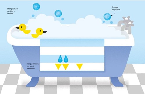 Usborne creatief speelgoed Spelen met stempels voor kinderen 4+-3
