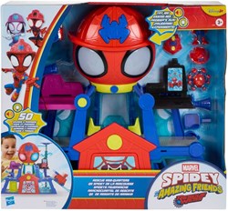 Hasbro Marvel Spidey Rescue-Webs Hoofdkwartier Speelset met Licht en Geluid